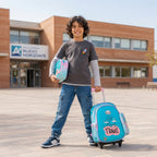 Pack Scolaire 3 Pièces Premium – Cartable à Roulettes Trolley 3D