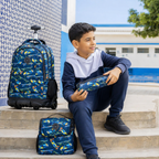 Sac à Dos Scolaire à Roulettes 3 en 1