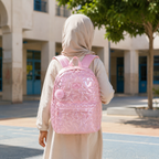 Sac à dos étoiles brillant – détail pompon