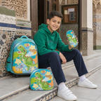 Pack Scolaire 3 Pièces Premium – Cartable à Roulettes Trolley